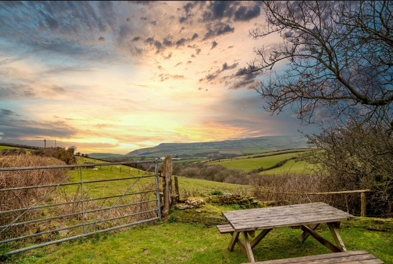 Polrunny Farm Seaberry Cottage With A Sea View And Log Burner Boscastle Dış mekan fotoğraf
