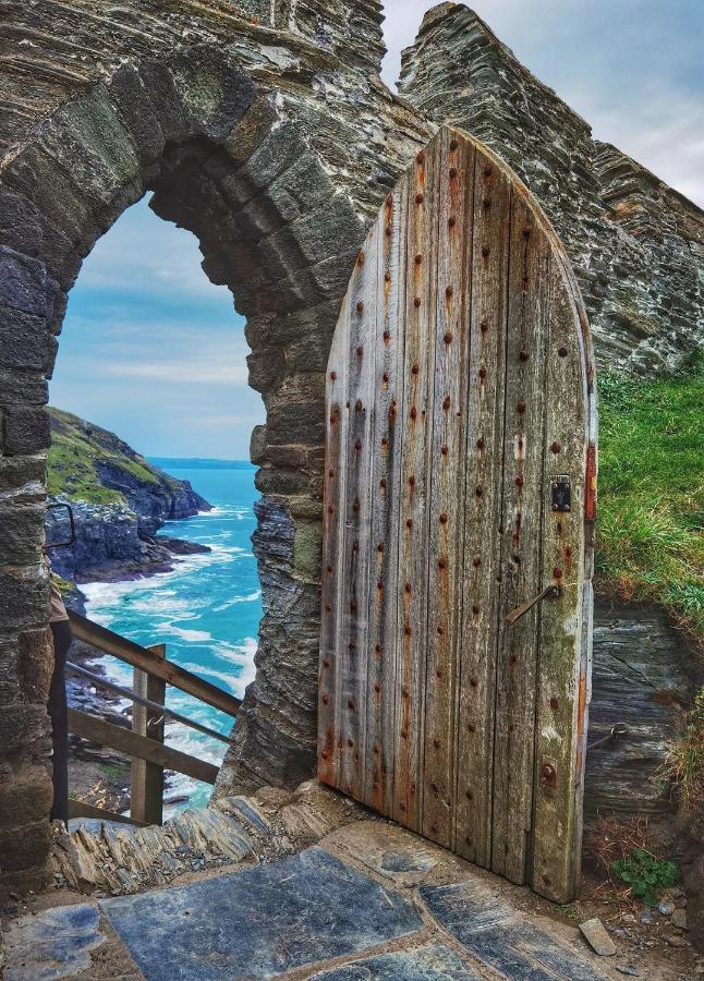 Polrunny Farm Seaberry Cottage With A Sea View And Log Burner Boscastle Dış mekan fotoğraf