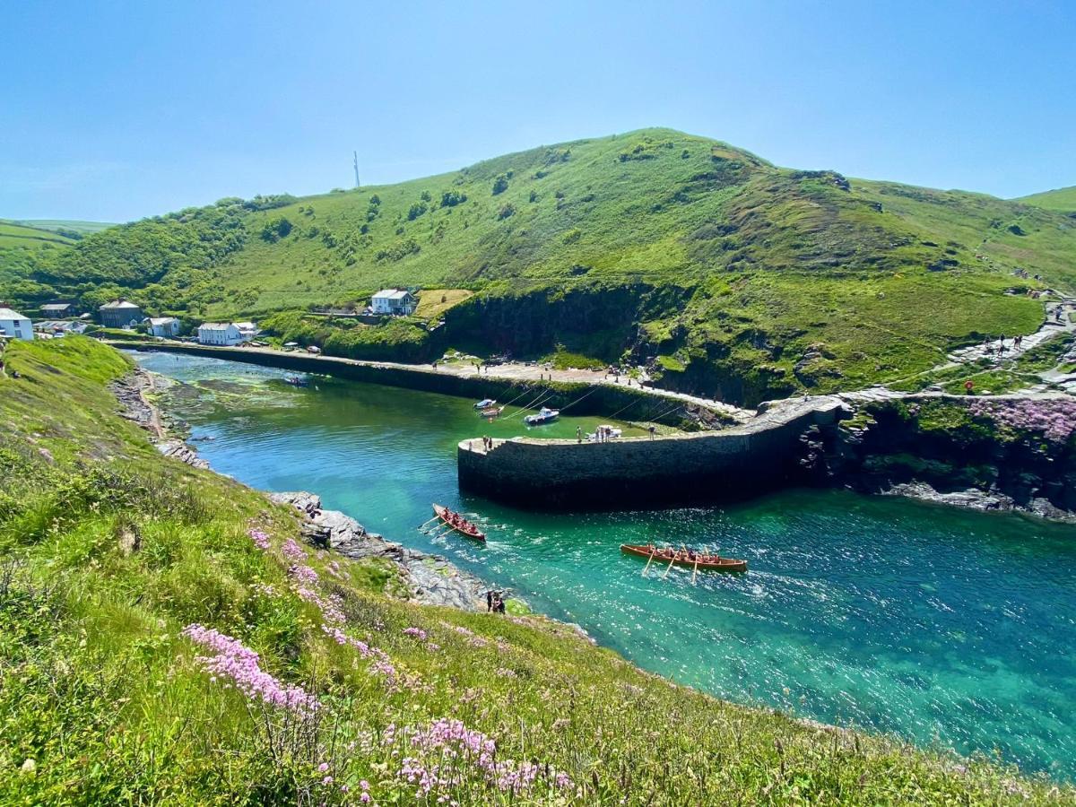 Polrunny Farm Seaberry Cottage With A Sea View And Log Burner Boscastle Dış mekan fotoğraf